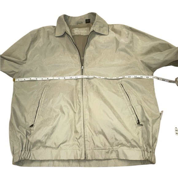 Vintage St John’s Bay Light weight jacket tan size medium - Picture 3 of 15